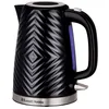 Image de Spectrum Brands Russell Hobbs Groove 26380-70 - Bouilloire - 1.7 litres - 2.4 kWatt - noir avec des touches d'inox