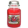 Image de Yankee Candle - Bougie jarre en verre senteur framboise rouge Grand modèle