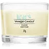 Image de Yankee Candle Clean Cotton bougie votive glass 37 g