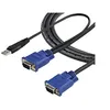 Image de StarTech.com 2 en 1 Câble pour Switch KVM VGA avec USB - câble vidéo / USB - 3.05 m