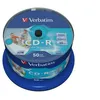 Image de Verbatim DataLifePlus - 50 x CD-R - 700 Mo 52x - surface imprimable large - spindle