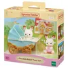 Image de Les jumeaux lapins et poussette double Sylvanian Families