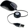 Image de Targus Souris optique USB avec cordon rétractable Noir/Gris