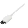 Image de StarTech.com C?ble USB 2.0 A vers Micro B de 2 m - Cordon de charge / synchronisation Micro USB - M/M - Blanc - câble USB - 2 m