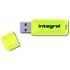 Image de Integral Memory Integral Neon - Clé USB - 128 Go - USB 2.0 - jaune