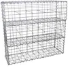 Image de Lot De 3 Paniers De Gabions ArgentÃ©s En Acier GalvanisÃ© Pour Projets D'amÃ©nagement ExtÃ©rieur, Murs De SoutÃ¨nement, ClÃ´ture De Jardin. 100 X 30 X 30cm