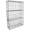 Image de Lot De 3 Paniers De Gabions ArgentÃ©s En Acier GalvanisÃ© Pour Projets D?AmÃ©nagement ExtÃ©rieur, Murs De SoutÃ¨nement, ClÃ´ture De Jardin. 100 X 50 X 30cm