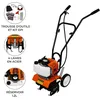 Image de Motoculteur Thermique Motobinette Moteur Essence Ã  2 Temps de 52cc Puissance 3CV 1,65kW 9000 tours /min - RÃ©servoir 1.2L - [Trousse Outils & Kit EPI GRATUITS] Cresuser DÃ©shernage Jardinage Sol Terre
