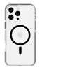 Image de Tech21 Evo Crystal - Coque de protection pour téléphone portable - compatibilité avec MagSafe - clair, noir