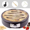 Image de Duronic PM152 CrÃªpiÃ¨re Ã©lectrique de 1500W 37 cm Plaque de cuisson antiadhÃ©sive et dÃ©montable Accessoires inclus TempÃ©rature ajustable CrÃªpes sucrÃ©es galettes salÃ©es et omelettes