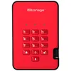 Image de iStorage iStorage diskAshur² - SSD - chiffré - 512 Go - externe (portable) - USB 3.1 - FIPS 197, 256-bit AES-XTS - rouge passion - Conformité TAA