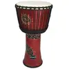 Image de World rhythm mdj001-rd pvc djembé - rouge - 9"