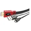 Image de Prif Gaming Cable Pack - Kit de câbles alimentation/audio/vidéo - blindé - pour Sony PlayStation 4, Sony PlayStation 4 Pro, Sony PlayStation 4 Slim