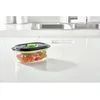 Image de FoodSaver FFC021X boÃ®te hermÃ©tique alimentaire Ovale 0,7 L Noir, Transparent