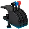 Image de Leviers d'ace de bloc de vol pour simulation professionnelle Logitech Noir