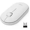 Image de Souris silencieuse sans fil Logitech Pebble M350 Blanc cassé