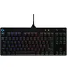 Image de Logitech Pro - Clavier - backlit - USB - QWERTY - R.-U. - commutateur : GX Blue Clicky - noir