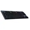 Image de Logitech G915 TKL Tenkeyless LIGHTSPEED Wireless RGB Mechanical Gaming Keyboard - Clavier - backlit - USB Bluetooth LIGHTSPEED - Nordique - commutateur : GL Clicky - carbone