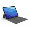 Image de Logitech Combo Touch - Clavier et étui - avec trackpad - rétroéclairé - Apple Smart connector - QWERTZ - Suisse - gris oxford - pour Apple 12.9-inch iPad Pro (5ème génération)