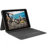 Image de Logitech Rugged Folio - Clavier et étui - Apple Smart connector - QWERTZ - Allemand - graphite - pour Apple 10.2-inch iPad Wi-Fi; 10.9-inch iPad Wi-Fi