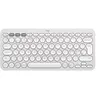 Image de Logitech Pebble Keys 2 K380s - Clavier - sans fil - Bluetooth LE - QWERTY - Nordique (Danois/Finnois/Norvégien/Suédois) - blanc ton sur ton