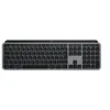 Image de Logitech Master Series MX Keys S for Mac - Clavier - full size - rétroéclairé - sans fil - Bluetooth LE - QWERTY - International US - gris pâle