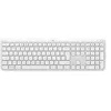 Image de Logitech Signature Slim K950 - Clavier - 100% - full size - sans fil - Bluetooth 5.1 LE - QWERTY - International US - blanc cassé