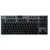 Image de Logitech G915 X - Clavier - LIGHTSPEED - TKL - backlit - sans fil - Bluetooth 5.0, 2.4 GHz, USB - QWERTY - Nordique (Danois/Finnois/Norvégien/Suédois) - commutateur : GL Linear - noir