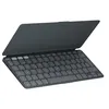 Image de Logitech Keys-To-Go 2 for iPad - Clavier - couvercle intégré - sans fil - Bluetooth LE - QWERTY - Espagnol - graphite