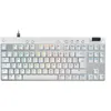 Image de Logitech PRO X RAPID - Clavier - TKL - backlit - USB - QWERTZ - Allemand - commutateur : Linear - blanc