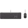 Image de Logitech Signature Slim Wired Combo MK620 for Business - Ensemble clavier et souris - full size - USB-C - QWERTZ - Suisse - graphite