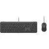 Image de Logitech Signature Slim Wired Combo MK620 for Business - Ensemble clavier et souris - full size - USB-C - QWERTY - Espagnol - Europe - graphite