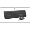 Image de Logitech Signature Slim Wired Combo MK620 for Business - Ensemble clavier et souris - full size - USB-C - QWERTY - Italien - graphite