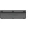 Image de Logitech Signature Slim Solar+ K980 for Business - Clavier - full size - sans fil - Bluetooth LE, USB-C - QWERTY - R.-U. - commutateur : interrupteurs en ciseaux - graphite