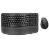 Image de Logitech Wave Keys and Lift Combo - Ensemble clavier et souris - sans fil - Bluetooth LE, 2.4 GHz - QWERTY - Nordique (Danois/Finnois/Norvégien/Suédois) - graphite