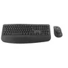 Image de Logitech Signature Comfort Plus Combo MK880 for Business - Ensemble clavier et souris - full size - avec Indicateur de niveau de batterie à LED - sans fil - USB-C, Bluetooth LE - QWERTY - Anglais international - graphite