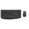 Image de Logitech Signature Comfort Plus Combo MK880 for Business - Ensemble clavier et souris - full size - avec Indicateur de niveau de batterie à LED - sans fil - USB-C, Bluetooth LE - AZERTY - Français - graphite