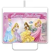 Image de Bougie Happy Birthday Disney Princesses 9 x 7 cm Taille Unique