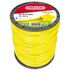 Image de Fil dÃ©broussailleuse Etoile Nylon Jaune Ã¸2.4mm/332m Oregon 69-455-Y Fil de coupe simple et efficace : nylon de haute qualitÃ© pour