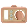 Image de Appareil Photo En Silicone Et Bois Mrs Cat - Rose PoudrÃ©