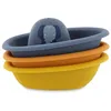 Image de Set 3 PiÃ¨ces Jouets De Bain Bateaux Empilables - Gris