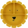 Image de Trixie Assiette Silicone Avec Ventouse Et Compartiments - Mr Lion - Jaune