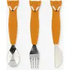 Image de Lot de 3 couverts 2e âge Animal orange TU