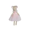 Image de Personnage en peluche Nicotoy Ballerine Souris Robe Rose 33 cm