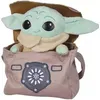Image de Personnage en peluche Star Wars Disney Mandalorien L'enfant et sac 25 cm