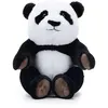 Image de Animal en peluche National Geographic Panda Noir et Blanc 25 cm