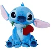 Image de Simba Peluche - SIMBA - Stitch - 25 cm - Bleu/Turquoise - Avec Rose