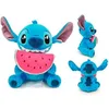 Image de Peluche - DISNEY - Stitch - 25 cm - Avec pastÃ¨que - 100% Originale - Pour tous les Ã¢ges