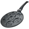 Image de PoÃªle Ã  crÃªpes et galettes avec 7 motifs animaux 26cm Herzberg HGCP267ANL