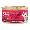 Image de Edgard & Cooper Senior Morceaux en sauce sans céréales 6 x 85 g pour chat - poulet, dinde